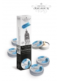 Набор из 5 свечей Petits Joujoux London с ароматом ревеня, амбры и чёрной смородины - MyStim - купить с доставкой в Петропавловске-Камчатском