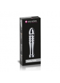 Ребристый фаллоимитатор для электростимуляции Funky Fella Rill Dildo - 13 см. - MyStim - купить с доставкой в Петропавловске-Камчатском