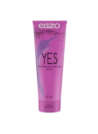 Согревающий лубрикант на водной основе Egzo Yes - 50 мл. - EGZO - купить с доставкой в Петропавловске-Камчатском