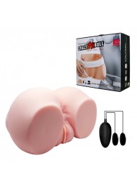 Телесный мастурбатор с двумя любовными тоннелями и вибрацией - Baile - в Петропавловске-Камчатском купить с доставкой