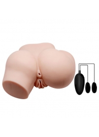 Телесный полуторс с двумя любовными тоннелями и вибрацией - Baile - в Петропавловске-Камчатском купить с доставкой