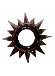 Чёрное эрекционное кольцо Rings Cristal - Lola Games - в Петропавловске-Камчатском купить с доставкой