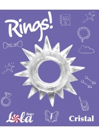 Прозрачное эрекционное кольцо Rings Cristal - Lola Games - в Петропавловске-Камчатском купить с доставкой