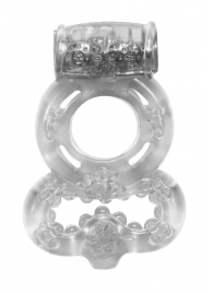 Прозрачное эрекционное кольцо Rings Treadle с подхватом - Lola Games - в Петропавловске-Камчатском купить с доставкой
