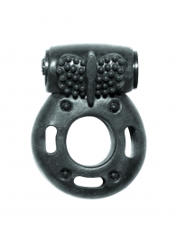 Черное эрекционное кольцо с вибрацией Rings Axle-pin - Lola Games - в Петропавловске-Камчатском купить с доставкой