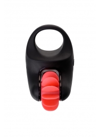 Чёрно-красное эрекционное виброкольцо Erotist - Erotist Adult Toys - в Петропавловске-Камчатском купить с доставкой