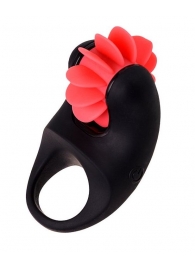 Чёрно-красное эрекционное виброкольцо Erotist - Erotist Adult Toys - в Петропавловске-Камчатском купить с доставкой
