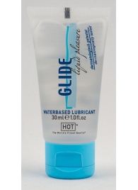 Интимная смазка на водной основе Glide - 30 мл. - HOT - купить с доставкой в Петропавловске-Камчатском