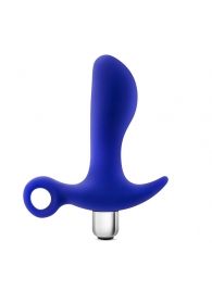 Синий стимулятор простаты с ручкой-кольцом Performance Prostimulator 02 - Blush Novelties - в Петропавловске-Камчатском купить с доставкой