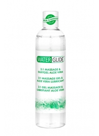 Гель-смазка 2-в-1 MASSAGE   LUBRICANT ALOE VERA - 300 мл. - Waterglide - купить с доставкой в Петропавловске-Камчатском