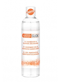 Гель-смазка 2-в-1 MASSAGE   LUBRICANT GUARANA - 300 мл. - Waterglide - купить с доставкой в Петропавловске-Камчатском
