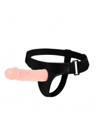 Телесный фаллоимитатор на трусиках Jessica Strap-On - 15,5 см. - Baile - купить с доставкой в Петропавловске-Камчатском