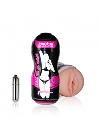 Мастурбатор-вагина Sex In A Can Vibra Vagina Tunnel - Lovetoy - в Петропавловске-Камчатском купить с доставкой