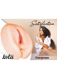 Мастурбатор с 2 тоннелями Satisfaction Gorgeous - Lola Games - в Петропавловске-Камчатском купить с доставкой