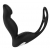 Черный вибромассажер простаты P-PLEASER W ERECTION ENHANCE - Dream Toys - в Петропавловске-Камчатском купить с доставкой