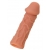 Телесная реалистичная насадка KOKOS Extreme Sleeve 05 с дополнительной стимуляцией - 12,7 см. - KOKOS - в Петропавловске-Камчатском купить с доставкой