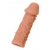 Телесная реалистичная насадка KOKOS Extreme Sleeve 06 с дополнительной стимуляцией - 12,7 см. - KOKOS - в Петропавловске-Камчатском купить с доставкой