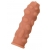 Телесная реалистичная насадка KOKOS Extreme Sleeve 11 с дополнительной стимуляцией - 12,7 см. - KOKOS - в Петропавловске-Камчатском купить с доставкой