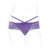 Фиолетовые трусики с вибропулей и пультом Crotchless Panty Thrill-Her - Pipedream