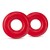 Набор из 2 красных эрекционных колец DONUT RINGS OVERSIZED - Blush Novelties - в Петропавловске-Камчатском купить с доставкой