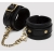 Черные оковы на ноги Bound to You Faux Leather Ankle Cuffs - Fifty Shades of Grey - купить с доставкой в Петропавловске-Камчатском