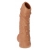 Телесная насадка с пупырышками и открытой головкой Nude Sleeve M - 12 см. - KOKOS - в Петропавловске-Камчатском купить с доставкой