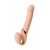 Телесный безремневой вибрострапон Vibrating Bendable Strap-On L - Strap-on-me - купить с доставкой в Петропавловске-Камчатском