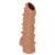 Телесная насадка с шипами и открытой головкой Nude Sleeve S - 10 см. - KOKOS - в Петропавловске-Камчатском купить с доставкой