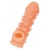 Телесная закрытая насадка с пупырышками Cock Sleeve Size L - 17,6 см. - KOKOS - в Петропавловске-Камчатском купить с доставкой