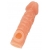 Телесная закрытая насадка с шершавой головкой Cock Sleeve Size L - 17,6 см. - KOKOS - в Петропавловске-Камчатском купить с доставкой