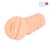 Телесный мастурбатор-вагина с комплектом эрекционных колец - Bior toys - в Петропавловске-Камчатском купить с доставкой