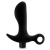 Черный анальный вибратор Silicone Vibrating Prostate Massager 01 - 10,8 см. - Blush Novelties - в Петропавловске-Камчатском купить с доставкой