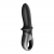 Черный анальный вибратор Hot Passion с функцией нагрева - Satisfyer - в Петропавловске-Камчатском купить с доставкой