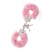 Металлические наручники с розовой меховой опушкой METAL HANDCUFF WITH PLUSH PINK - Dream Toys - купить с доставкой в Петропавловске-Камчатском