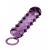 Закрытая фиолетовая насадка с пупырышками SAMURAI PENIS SLEEVE PURPLE - 14,5 см. - NMC - в Петропавловске-Камчатском купить с доставкой