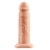 Телесный реалистичный фаллоимитатор с полостью Silicone Hollow Extension - 20 см. - Pipedream - купить с доставкой в Петропавловске-Камчатском