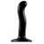 Черный фаллоимитатор-насадка Strap-On-Me P G spot Dildo size S - 16,4 см. - Strap-on-me - купить с доставкой в Петропавловске-Камчатском
