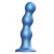 Голубая насадка Strap-On-Me Dildo Plug Balls size S - Strap-on-me - купить с доставкой в Петропавловске-Камчатском