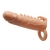 Телесная удлиняющая насадка Penis Sleeve Emmitt - 17 см. - Baile - в Петропавловске-Камчатском купить с доставкой