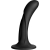 Черная изогнутая насадка Vac-U-Lock G-Spot - 16,5 см. - Doc Johnson - купить с доставкой в Петропавловске-Камчатском