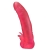 Розовая насадка для страпона с клиторальными лепестками - 18,5 см. - LOVETOY (А-Полимер) - купить с доставкой в Петропавловске-Камчатском
