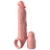 Телесная насадка-удлинитель 2 Inch Silicone X-tension with Strap - 20,3 см. - Pipedream - в Петропавловске-Камчатском купить с доставкой