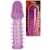 Фиолетовая насадка, удлиняющая половой член - 13,5 см. - Toyfa Basic - в Петропавловске-Камчатском купить с доставкой