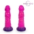 Розовый рельефный фантазийный фаллоимитатор - 20 см. - Bior toys - купить с доставкой в Петропавловске-Камчатском