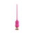 Розовый тонкий стимулятор Nipple Vibrator - 23 см. - I-MOON - купить с доставкой в Петропавловске-Камчатском