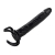 Чёрная насадка-фаллос для двойного проникновения INFLATABLE DILDO SLIM DONG  - 13,5 см. - Toyz4lovers - в Петропавловске-Камчатском купить с доставкой