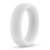 Белое люминесцентное эрекционное кольцо Silicone Glo Cock Ring - Blush Novelties - в Петропавловске-Камчатском купить с доставкой