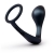 Черное эрекционное кольцо со стимулятором простаты Ringer Cock Ring   Plug - b-Vibe - в Петропавловске-Камчатском купить с доставкой