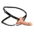 Телесный полый страпон 2  Erection 28X Smooth Vibrating Silicone Penis Sheath - 16 см. - XR Brands - купить с доставкой в Петропавловске-Камчатском