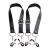 Ремни с зажимами для половых губ Spread Labia Spreader Straps with Clamps - XR Brands - купить с доставкой в Петропавловске-Камчатском